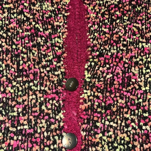 Talbots Knit Multicolor Cardigan - Small Petite. FF - Picture 3 of 5